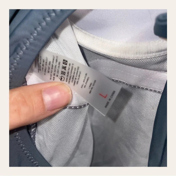 0823. UNBRANDED ASYMMETRICAL RUCHED ONE PIECE SWIMSUIT GRAY‎ IN COLOR SIZE L - Picture 10 of 10